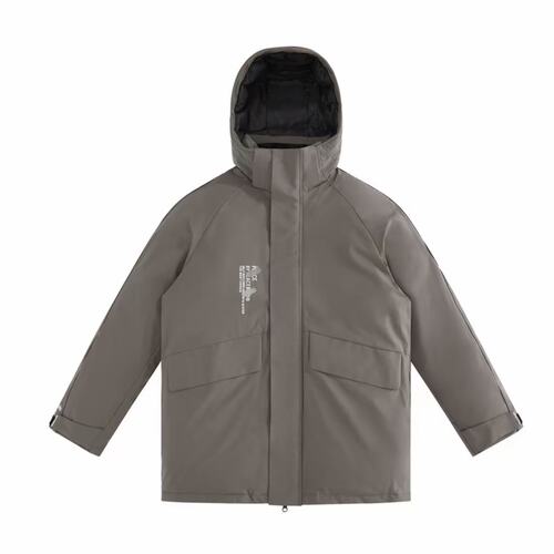 (鸟)冬季男士连帽宽松御寒羽绒服户外山系四防面料冲锋衣C4147/C2