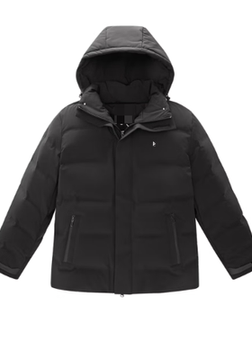 （鸟）冬男士简约连帽羽绒服御寒三防白鸭绒冲锋衣外套C4415/Y17