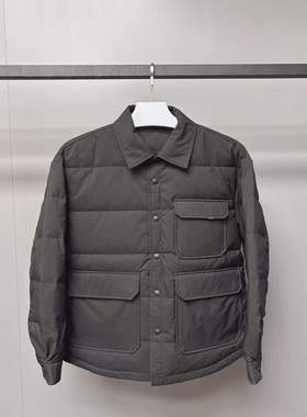 瑕疵~冬季男士大口袋衬衫式轻薄羽绒服通勤保暖外套26000/GX3-3