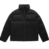 鸟 冬季 男士 简约刺绣立领羽绒服保暖面包服休闲外套厚C4102