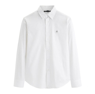 男士 长袖 衬衫 衬衣休闲上衣C3128 秋季 撞色飞马小刺绣修身 A10 鸟