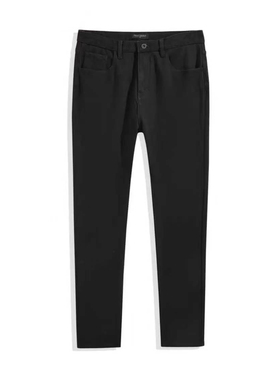 （鸟）1号款~秋冬季男士牛仔裤时尚保暖薄绒修身牛仔长裤B4A66/D1