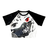 断片小说 上衣女 露脐半袖 原创甜辣风亚文化T恤y2k二次元 短款