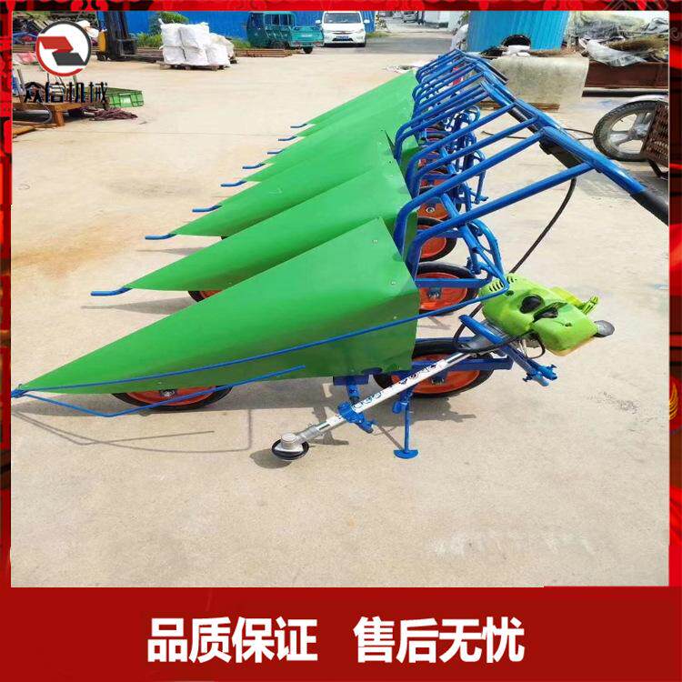 秸秆多功能全玉米汽油打草割晒机小麦水稻小型手扶桔杆收割机辣椒