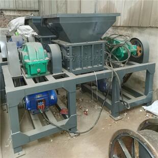 多功能撕碎机塑料橡胶双轴撕碎机铜铝塑料木材刀片粉碎机