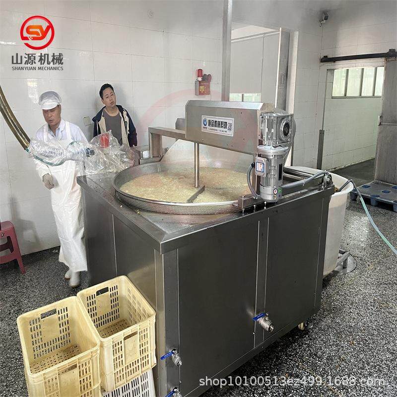 虎皮鸡爪油炸锅 猪蹄油炸设备 小龙虾油炸生产线