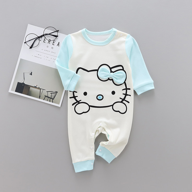 0-1岁婴儿连体衣春秋纯棉夏季哈衣新生婴儿衣服男女宝宝春秋爬服在类目 童装/婴儿装/亲子装, 连身衣/爬服/哈衣中 - 来自Buy2taobao.com提供专业的淘宝代购服务