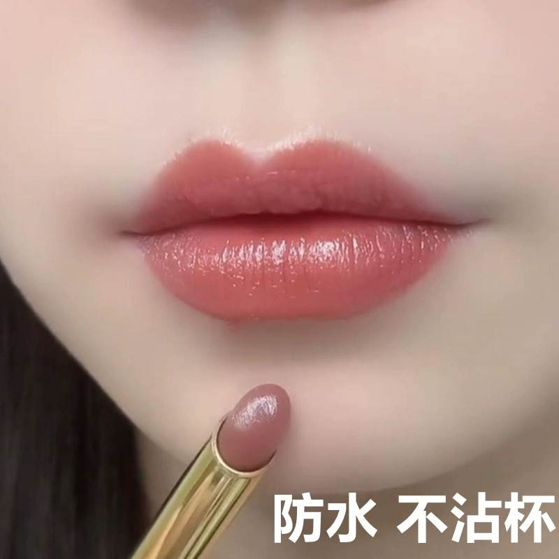 李佳琪推荐正品不掉色不沾粘杯豆沙正红肉桂奶茶色口红保湿显白
