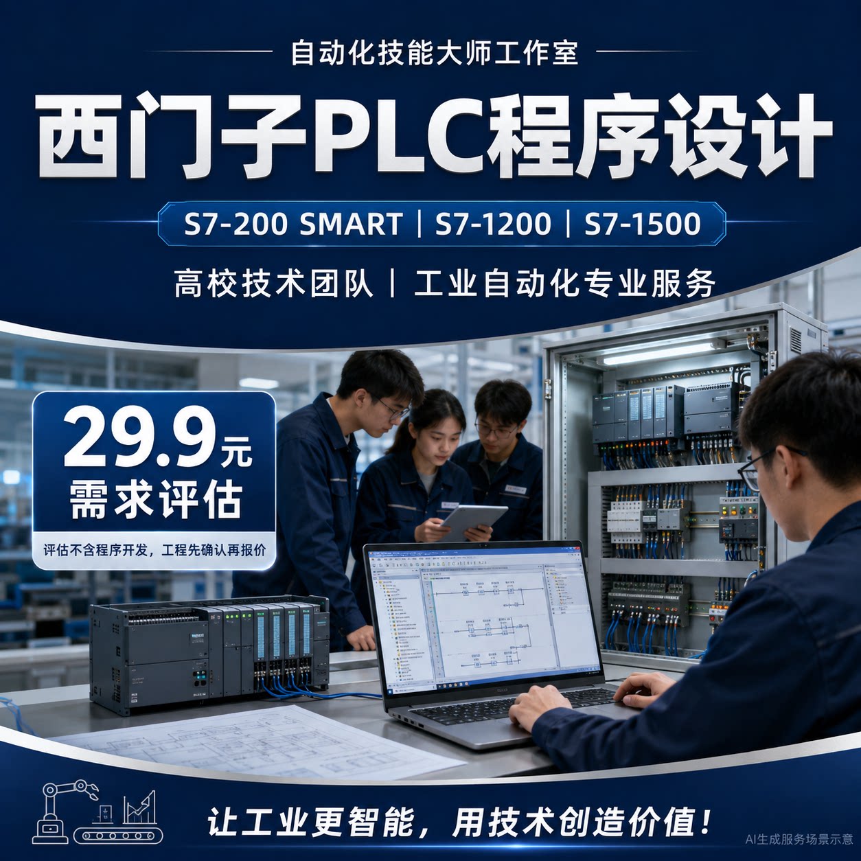 西门子PLC编程 S7-120电工电器设计