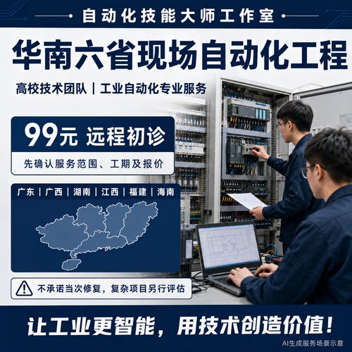 PLC上门调试自动化设备改造 广东广西湖南江西福建海南服务
