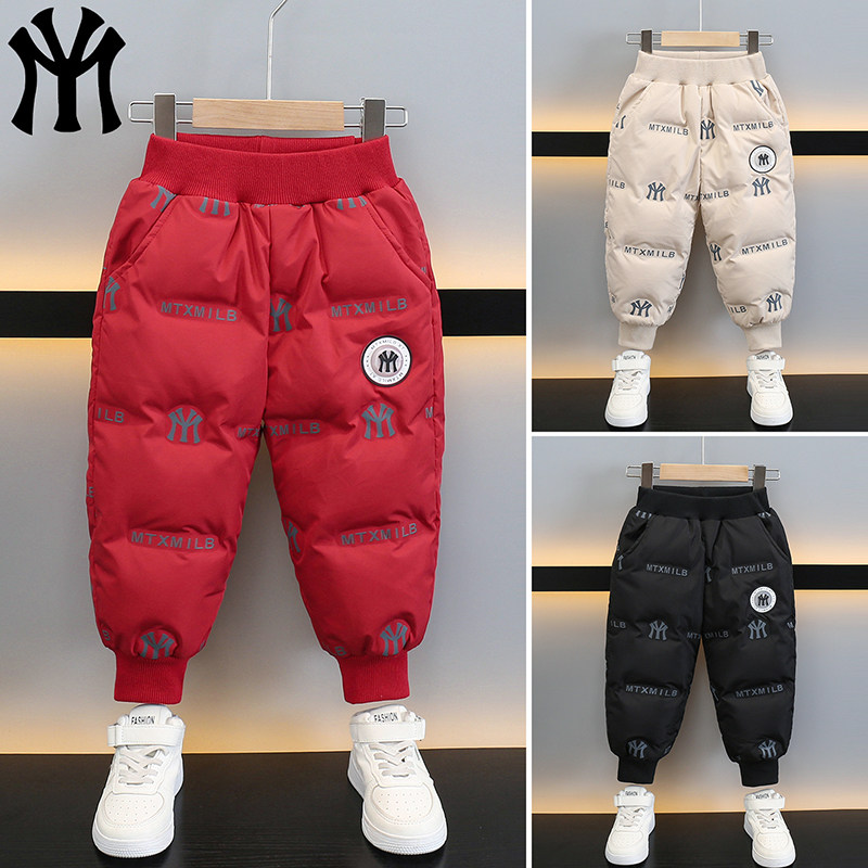 小黄鸭新款儿童羽绒裤冬季保暖男女宝宝加厚束脚防风加绒时尚裤,童装/婴儿装/亲子装,羽绒裤,淘宝优惠券,粉丝福利购,淘宝优惠卷