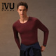 打底加厚保暖内衣 秋衣无痕圆领修身 安莉芳旗下IVU2025年新款 男士