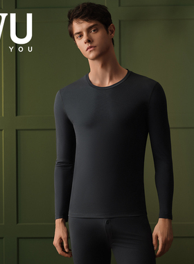 安莉芳旗下IVU男士圆领长袖棉质打底内衣可外穿秋衣上衣UD00209