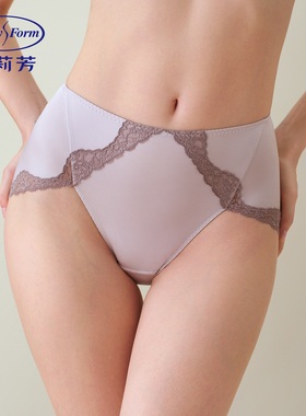 安莉芳舒适蕾丝花边性感商场同款中腰三角裤包臀女士内裤EPY0424