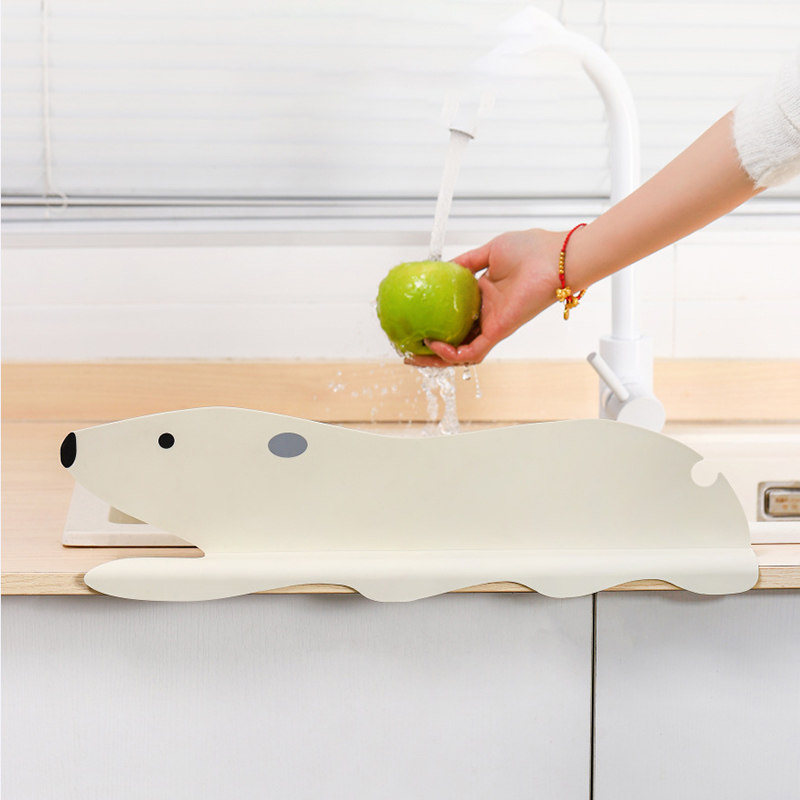 小熊水槽挡水板家用洗碗池隔水板厨房台面挡板吸盘式洗菜盆防溅水,厨房/烹饪用具,其它,淘宝优惠券,粉丝福利购,淘宝优惠卷