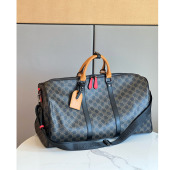 大容量潮牌旅行包小众设计款 短途行李袋单肩斜挎健身包商务登机包