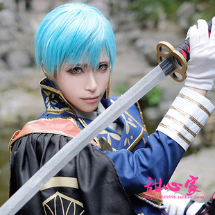 {甜心家}刀剑乱舞cos服一期一振全套cos服+假发cosplay假发