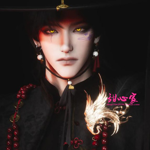 甜心家Skpop猎魔女团 Jinu秦宇cos假发黑色现货 包邮 沙加男孩