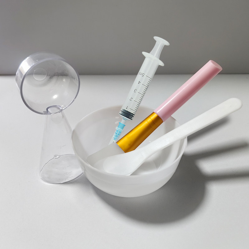 分装工具七件套装 面膜碗刮板面膜刷透明小滴管 针筒 DIY面膜工具