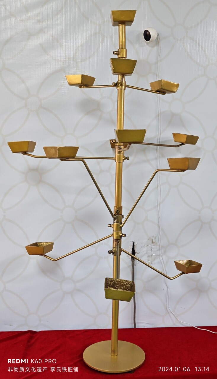拜斗七星灯斗灯灯架可拆卸便携带用品道门用品酥油灯灯座烛台供灯