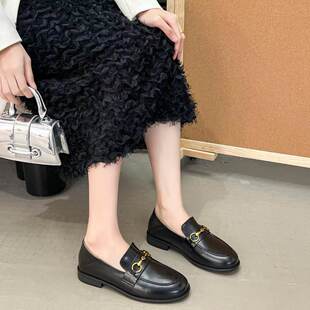 复古乐福鞋 英伦小众法式 27012 陈书婷专享