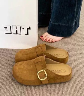 【书婷专享】复古搭扣勃肯鞋厚底松糕鞋26232/26233