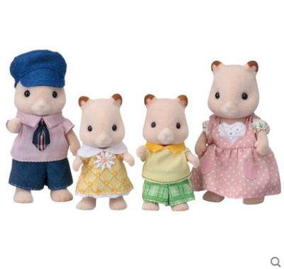 森贝尔家族正品日本过家家玩具 仓鼠家族全新无盒G6