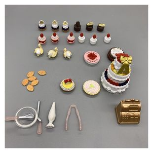 日本森贝尔玩具家族玩具 便宜清仓公仔散货配件蛋糕多选 P