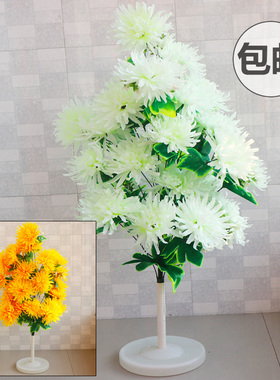 帝王菊超仿真祭祀花枝厂家直销