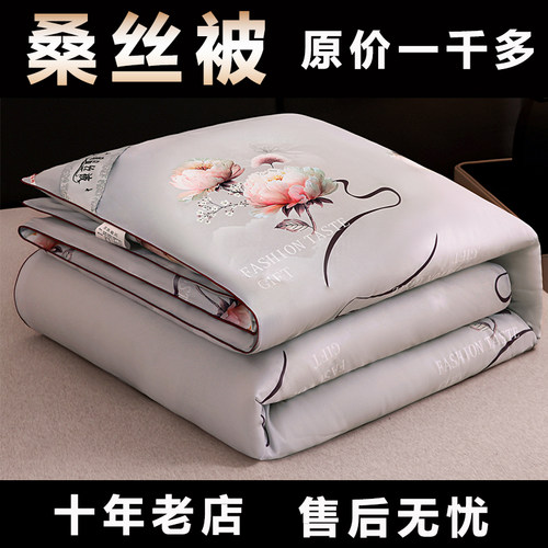 手工桑丝棉被芯薄款被子四季通用