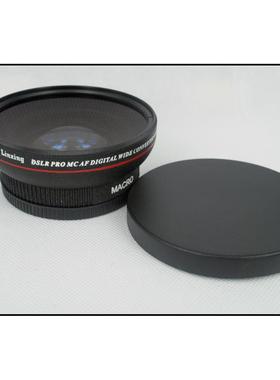 67mm 0.45X广角镜头 0.45倍 带微距广角附加镜头 黑色 UV82