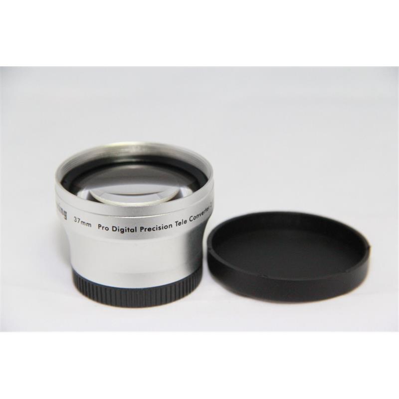 37mm 2X增倍镜头 2.0倍增倍附加镜头 银色 镜头前端UV46mm
