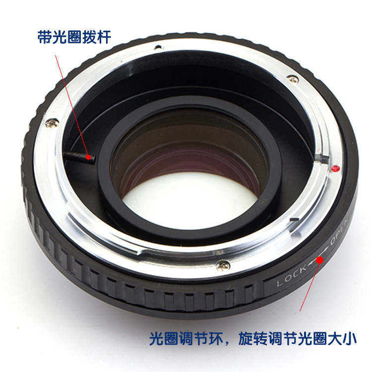 PixcoFD-M43减焦增光转接环适用佳能FD镜转松下奥巴微单