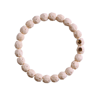 易行堂猛犸无相手串迅猛龙天然原色猛犸芯料奶白细腻文玩单圈男女