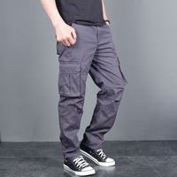 Men's trousers, spring American work pants, men's loose straight-leg pants, outdoor casual long pants, pure cotton durable work pants thumbnail 3