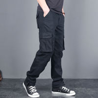 Men's trousers, spring American work pants, men's loose straight-leg pants, outdoor casual long pants, pure cotton durable work pants thumbnail 4