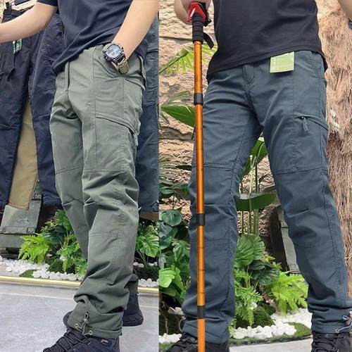 户外工装裤男秋季宽松速干软壳裤