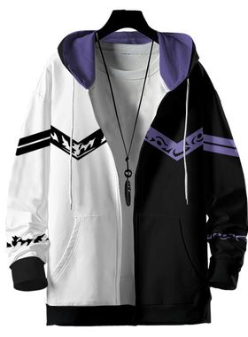 假面DECADE帝骑拉链卫衣build动漫外套ZIO时王骑士男生外套连帽