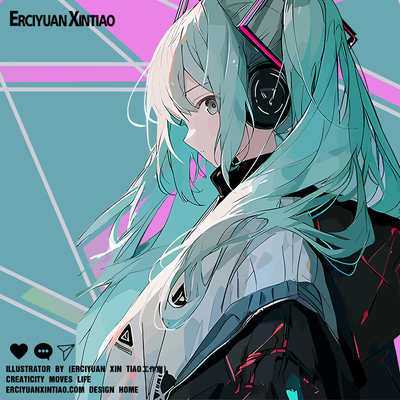 秋冬季初音未来薄夹克