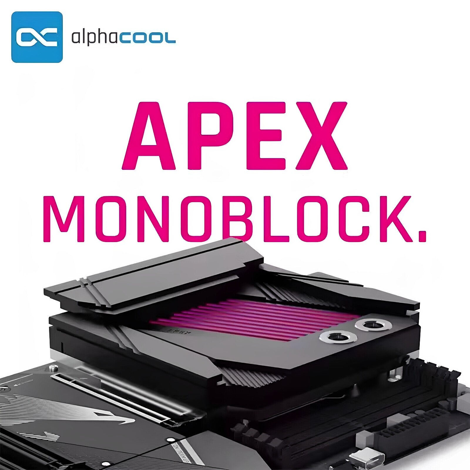 欧酷APEX 主板散热分体水冷头技嘉华硕X870 专属散热模块覆盖设计