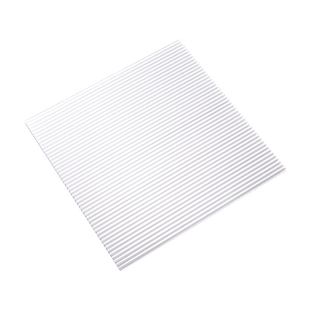 亚克力板定制半透明瓦状条纹板波纹板柜门屏风隔断塑料有机玻璃板