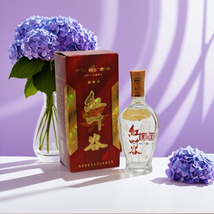 38度松花湖 三星红叶谷酒 纯粮食高粱酒 高档瓶装 送礼 450ml