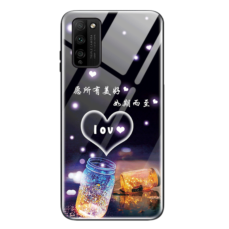 玻璃手机壳适用华为荣耀30青春版