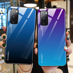 适用三星s20fe手机壳钢化玻璃Galaxy S20 FE 5g保护硅胶套s20fe5g全包边5G版防摔20e青紫sm一g7810软壳男女款