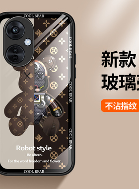 适用一加nordce3lite手机壳玻璃1加保护5G硅胶套全包防摔机械熊nordce3lite软壳oneplu男nordce3lite创意女款
