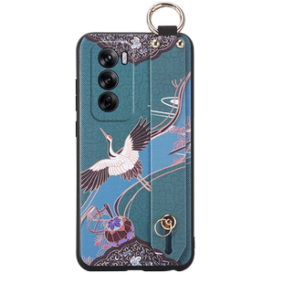 适用opporeno12手机壳如意腕带reno12pro保护oppo硅胶套5G斜挎挂绳全包PJV110防摔PJW外opporeon软por女p新款