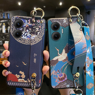 适用红米turbo4pro手机壳如意腕带小米trubo4pro保护硅胶套redmiturbo4por斜挎挂绳全包防摔软壳女新款可背带