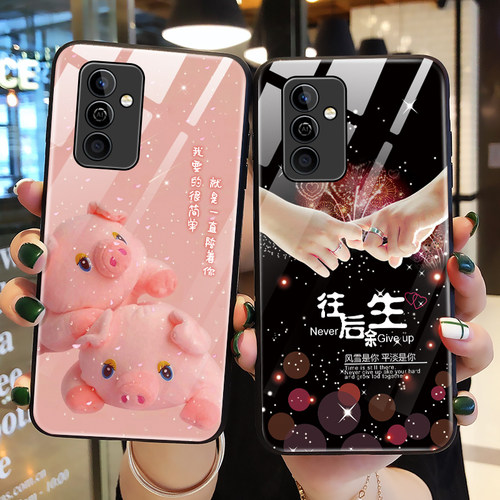 适用华为麦芒11玻璃可爱手机壳