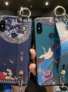 适用小米红米note5手机壳如意腕带note6保护套noto5硅胶note6pro软壳redmi全包防摔neto男HM女nt5个性创意nt6