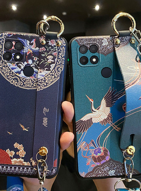 适用oppoa35手机壳如意腕带oppo a35保护硅胶套0pp0a35镜头全包防摔磨砂软壳opop外壳oopp男女款个性创意挂绳